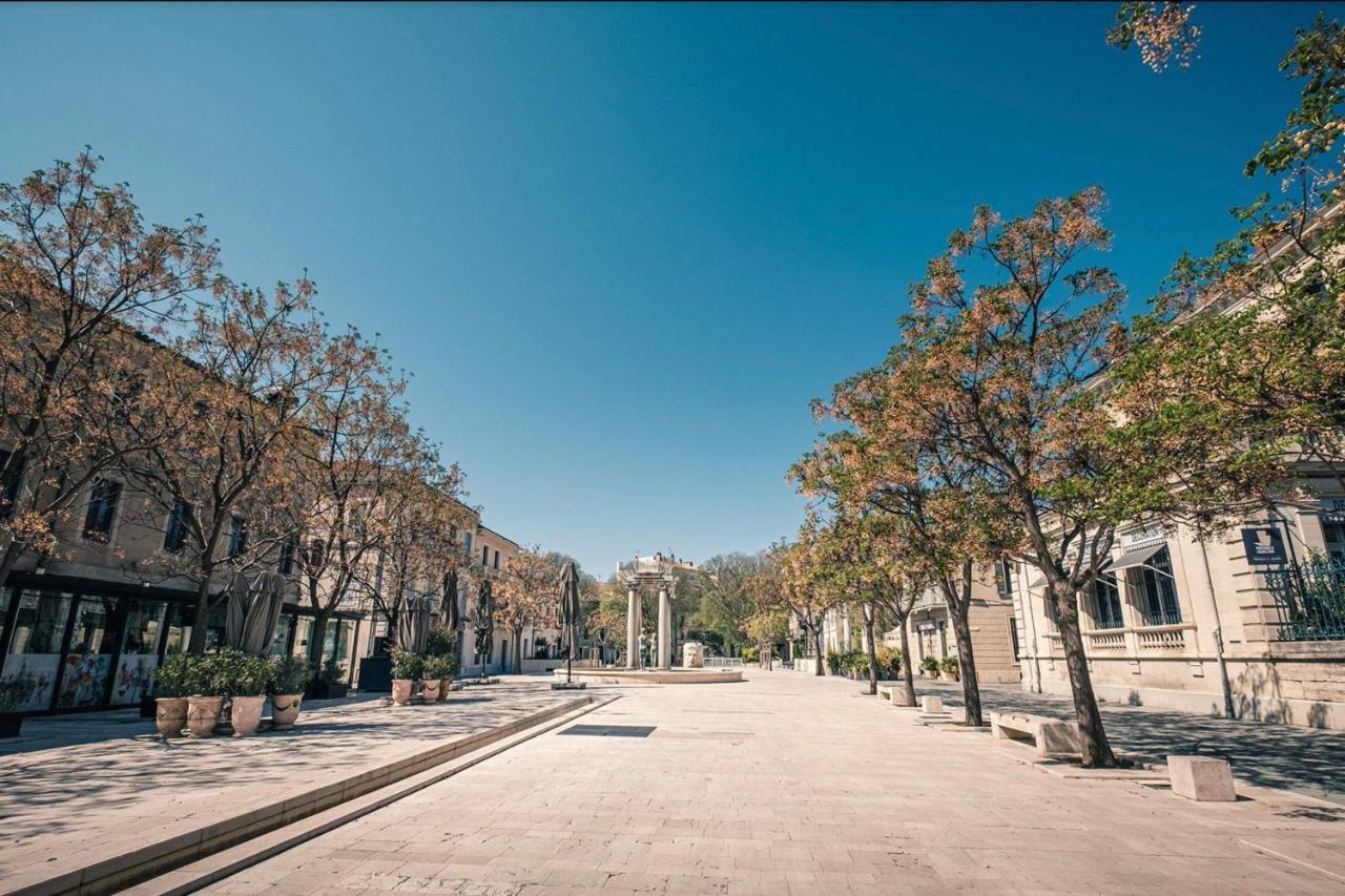 Roche Blanche - Terrasse Et Parking Daire Nîmes Dış mekan fotoğraf